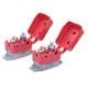 Gloaso 12V - 28V DC Type 1 Auto Reset Circuit Breaker 30 Amp with Cover T1 Stud