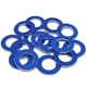 15 Pcs Aluminum Oil Drain Plug Gasket - 12mm OEM 21 millimeters, Silver 