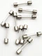 Lot of 10 Bussmann MDL8 250 Volt 8 Amp Slow Blow 1/4" x 1-1/4" Glass Fuses