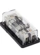InstallGear 4/8 AWG Gauge AGU Fuse Holder Distribution Block 100A with Fuses