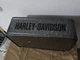 Harley Davidson Metal Galvanized Tray With 6 spot insert 14"x9"x5" tin Box used
