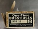 Bussmann NON 10 One-Time Fuse 10A 250V Class H NOS Box of 10 NON10 NON-10