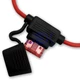 In-Line Car ATC/ATO Blade Fuse Holder Waterproof 12AWG Upto 20A 12V/24V/32V DC