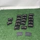 Allen Bradley fuse block/ Bul 1492 style H, lot qty 17 Black color 1492-H series