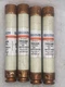 Lot of 4 Mersen Ferraz Shawmut TRS20R Tri-Onic Time Delay Fuses 20 Amp 600v