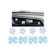8PCS Car Air Vent Clips, Cute Bow & Sunflower Vehicle Vent Decorations Blue
