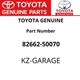 TOYOTA Genuine Cover Fuse & Relay Block 82662-50070 NEW