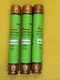 Bussman Fusetron FRS-R-15 15 Amp 600V 300VDC Fuse Lot of 3