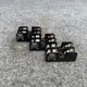 Lot of 3 - Gould Shawmut 30322RAB  30A 2 Pole  600 volt Class CC fuse block Used