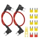Nilight Fuse Adapter Fuses Holder TIPM Bypass 2PCS Mini Cable 