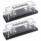 SIGANDG 500 Amp ANL Fuse Holder 0/2/4 Gauge Fuse Block with 500A ANL Fuses fo...