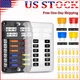 1Pcs 6/12 Way Blade Fuse Box Block Holder Kit Waterproof Auto Marine RV