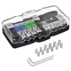 4 Way Fuse Power Distribution Block Car Audio Midi(Mini-Anl) 12-Volt 0/4 Gauge w