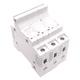 Siemens 3NW7 030 Fuse Holder, 3-Pole, 10x38, 690VAC 32A Max, DIN Rail, *Chipped