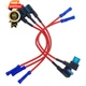 JABINCO 5 Pack 12V Car Add-a-Circuit Fuse TAP Adapter Mini ATM APM Blade... 