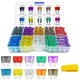 MuHize 100pcs Standard ATC Blade Fuses Kit (2A-35A) - Corrosion-Resistant wit...
