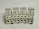 LOT OF 4 SIEMENS FUSE HOLDER 3NW7-021 10X38 32 A AMP 2P 2 POLE 690V - USED