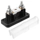 Spartan Power 300 Amp ANL Ceramic Fuse & Holder Kit Black 300a Black, BLACK 
