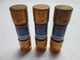 Lot of 3 Bussmann Fusetron FRN-R-8 Dual-Element Time-Delay Fuse, 8 Amps 250VAC