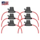 VANTRONIK Waterproof Medium Inline Fuse Holder with 14 Gauge AWG Wire 10 Inches