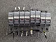Lot of 8x Phoenix Contact UK 10,3-CC DIN Rail Fuse Holder w/ Indicator Class CC