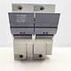 Allen-Bradley 1492-FB2J60-L Class J Fuse Holder 60A 600V DIN Rail Used