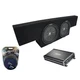 01-06 Chevy Silverado Crew Truck Kicker CompR CWR10 Dual 10 Sub Box CX1200.1