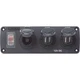 Blue Sea 4365 Water Resistant USB Accessory Panel - 15A Circuit Breaker, 12V Soc