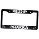 Fueled by Chakra Ninja Black Car Auto License Plate Tag Frame Holder (2 Holes