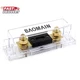 Baomain 1-Pack 400A ANL Fuse Holder Kit with Fuse - Gold-Plated Terminals, for C
