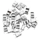 SQXBK Brass Plated Tin Fuse Holder Clip - 30PCS for 6x30 mm 6x30MM, silver