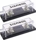 300 Amp ANL Fuse Holder 0/2/4 Gauge Fuse Block with 300A ANL Fuses for Car Audio
