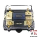 ZOOKOTO 100A Fuse Holder,Car Stereo Audio Led Display Digital Voltage Inline 