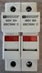 Set of TWO - Marathon 6SC30A1 30A 600V DIN-Rail Fuse Holder Class CC/10&times;38 - NEW
