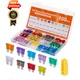 Mehdingna 100 Pcs Standard Fuses Kit, Car Assortment Kit - Standard... 