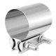 GaRhomxy 3 "Exhaust Clamp 304 Stainless Steel Heavy-Duty Lap 1PC, 3 Inch 