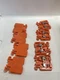 ALLEN BRADLEY 1492-H TERMINAL BLOCK ORANGE (LOT OF 8)