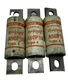 LOT OF 3 GOULD SHAWMUT A50P100 FUSE TYPE 4 AMP-TRAP FUSE ⭐