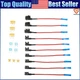 Adapter Universal 12V GEARZAAR Direct Fit New 10pcs w/Fuse Holder