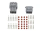 WMYCONGCONG 10 Kits Waterproof Electrical Wire Cable 12 Pin Way Connector... 