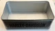 Harley Davidson Metal Galvanized Tray With 6 spot insert 14"x9"x5" tin Box used