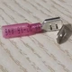 Heat Shrink Piggyback Spade Connector 3-Way Red AWG22-16 Spade Terminals