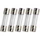 5x BUSSMANN/SCHURTER, GDC 6.3A 250V Slow Blow GLASS Fuse 5X20mm T6.3A, 6.3 Amp