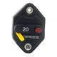 ZOOKOTO 20A Circuit Breaker Fuse Inverter with Manual Reset Button for Auto