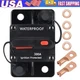 Waterproof Car Circuit Breaker Fuse Reset 30-300 Amp 12V-48V DC Car Boat Auto