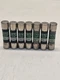 Bussmann Fusetron FNM-1/2 1/2 Amp Fuses Dual Element 250 Volts Lot Of 7 NEW i10