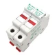 Littelfuse LPSM002ID Power-Safe Fuse Holder, 2-Pole, 600V 30A Max, DIN Rail