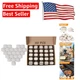 50 PCS Ceramic Briquettes for NEXGRILL & Turbo Gas Grills - Even Heat & Safety