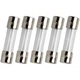 Pack of 5, Bussmann Fuse, Glass, 15 A