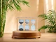 Bamboo 3-in-1 Sand Timer Set: 15, 20, & 30 Minute Hourglass for Home & Office